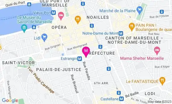 Localisation Restaurant  Le Café de la Banque