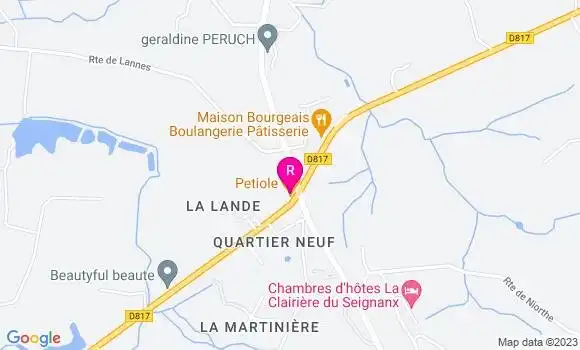 Localisation Restaurant  Petiole