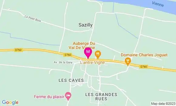 Localisation Auberge du Val de Vienne