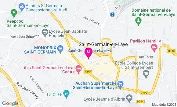 Localisation Restaurant  La Casa Della Pizza Saint Germain