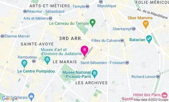 Localisation Restaurant  Baba Marais