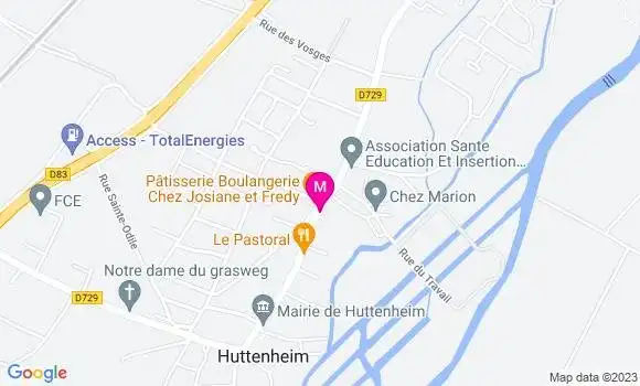 Localisation Restaurant  Aux Délices de la Coccinelle