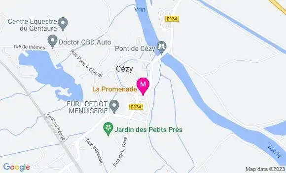 Localisation Restaurant  La Promenade