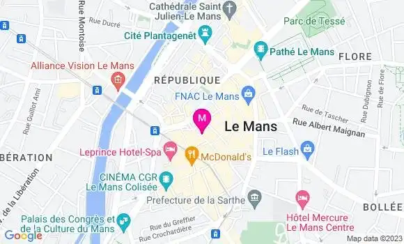 Localisation Restaurant Bar Le Barouf