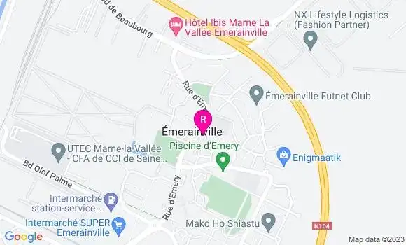 Localisation Brasserie de la Mairie