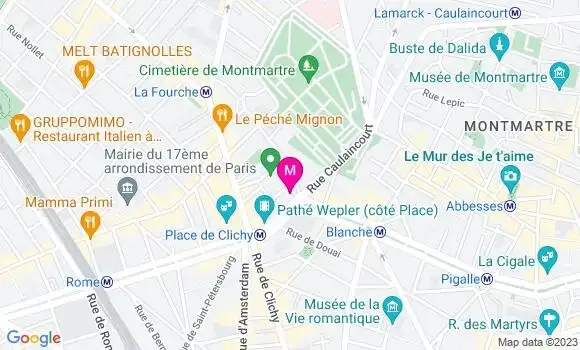 Localisation Restaurant  Bel Ami
