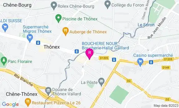 Localisation Restaurant  La Gondola