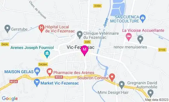 Localisation Le Bistrot d
