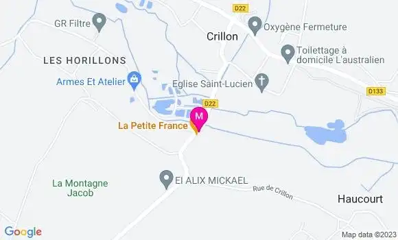 Localisation Restaurant  La Petite France