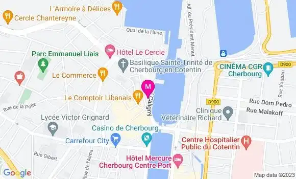 Localisation Restaurant  Le Liberty