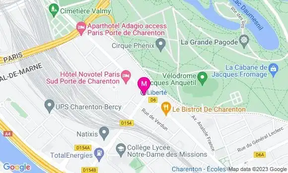 Localisation Restaurant  Folie Liberté