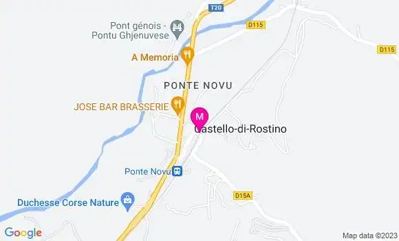 Localisation Restaurant  A Memoria