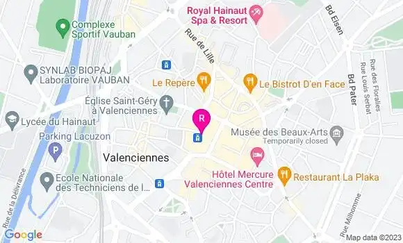 Localisation Restaurant Bar Le Chatham
