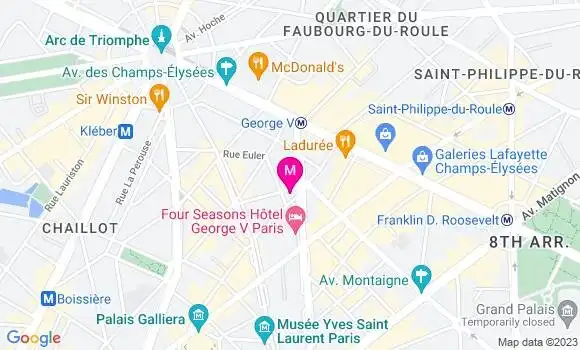Localisation Restaurant  Le 39v
