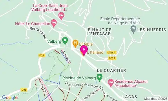 Localisation Restaurant  Le Refuge