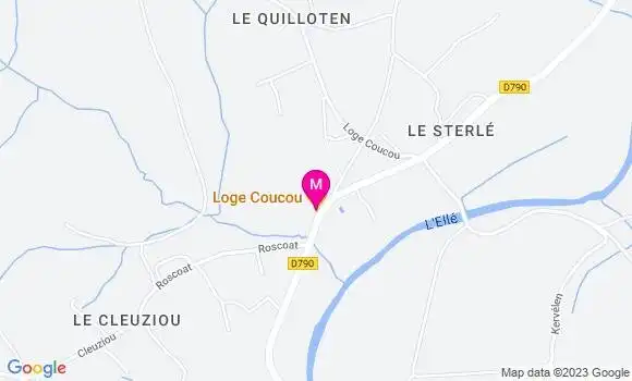 Localisation Restaurant  Loge Coucou