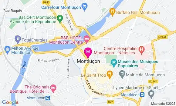 Localisation Restaurant  Parc Printemps