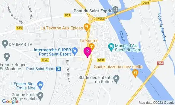 Localisation Le Bistrot des Clem