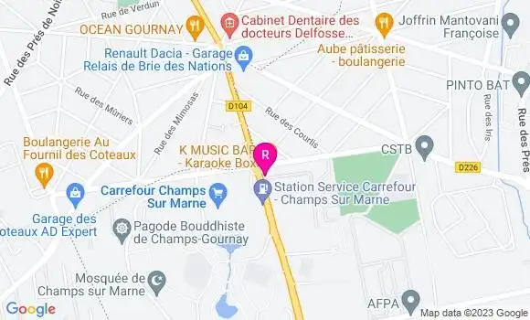 Localisation Restaurant  Gill