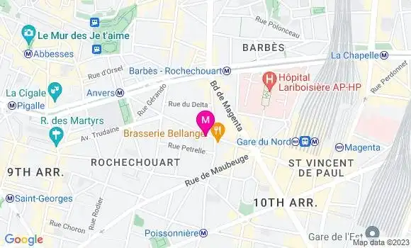 Localisation Restaurant  Espace 55