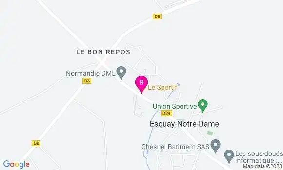 Localisation Restaurant Bar Le Sportif