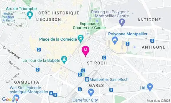 Localisation Restaurant Végétarien Green Lab