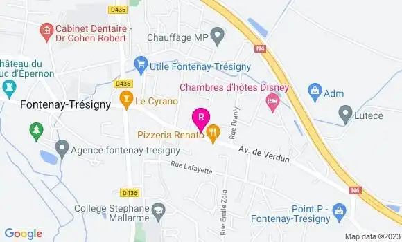 Localisation Auberge du Bréon
