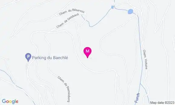 Localisation Auberge et Ferme du Geisbach