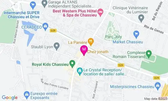 Localisation Restaurant  Chez Jonath