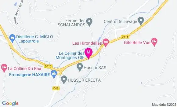 Localisation Auberge de l