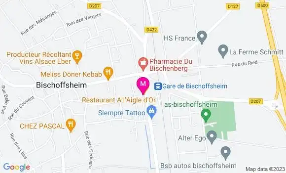 Localisation Restaurant  A l