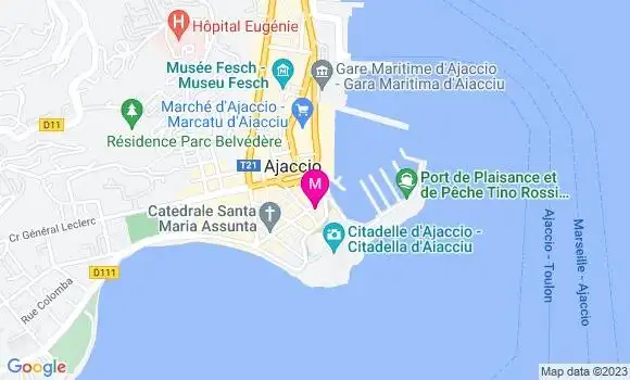 Localisation Pizzeria A Madonuccia