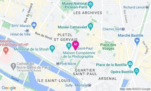 Localisation Café Tabac Saint Paul