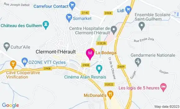 Localisation Restaurant  Le Tournesol