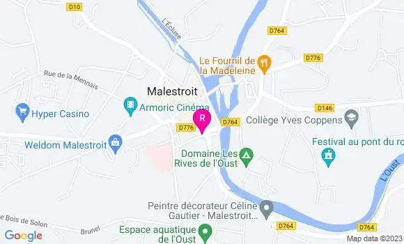 Localisation Restaurant  Le Pont 9