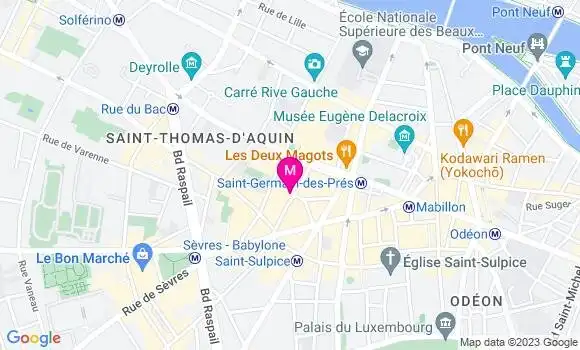 Localisation Restaurant  Le Dragon