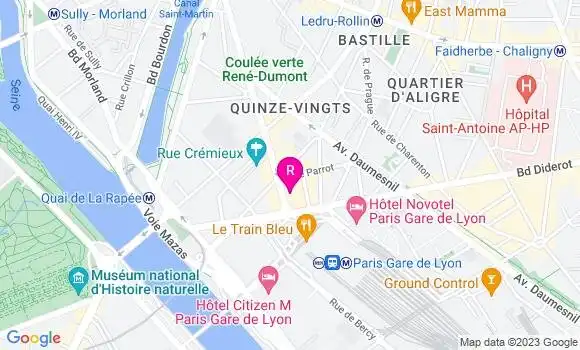Localisation Restaurant  La Consigne