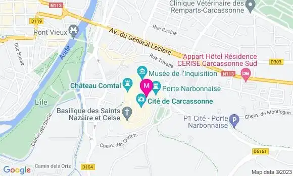 Localisation Restaurant  Le Menestrel