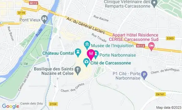 Localisation Restaurant  Le Marcou