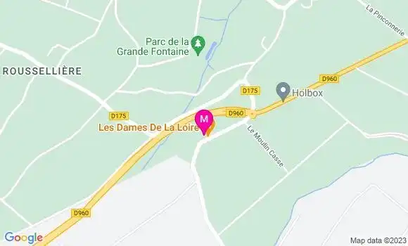 Localisation Restaurant  Les Dames de la Loire