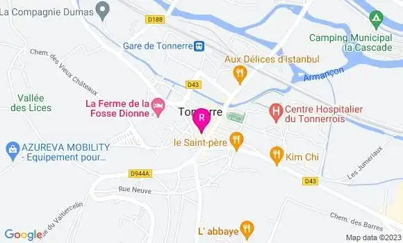 Localisation Crêperie Les Vieux Volets