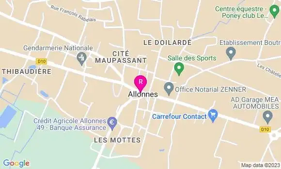 Localisation Restaurant  L