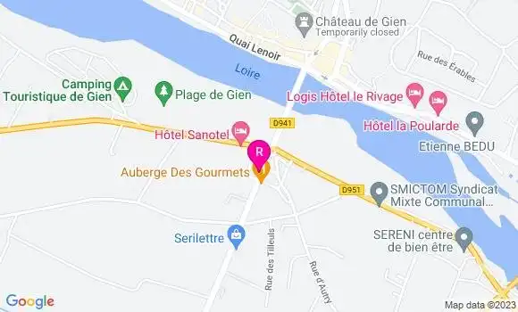 Localisation Restaurant Gastronomique Côté Jardin
