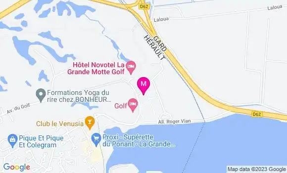 Localisation Restaurant du Golf