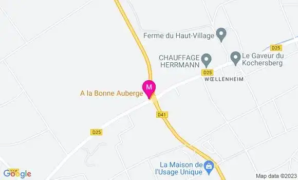 Localisation A la Bonne Auberge