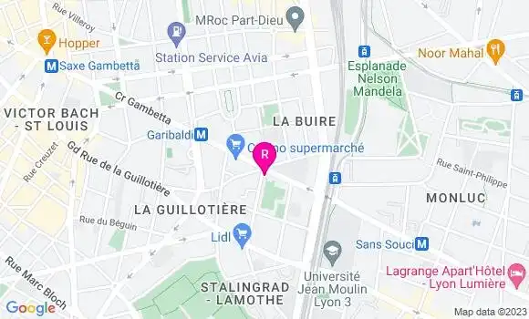 Localisation Restaurant  L