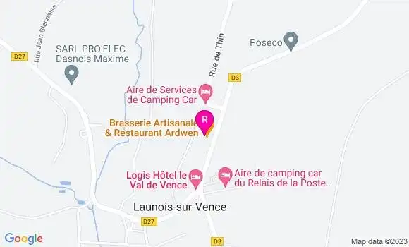 Localisation Restaurant  Ardwen