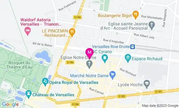 Localisation Restaurant  Derrière l