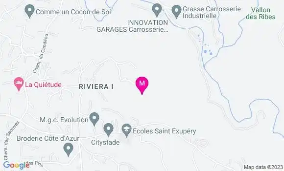 Localisation Restaurant  Le Jardin de Camille et Quentin