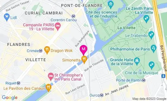 Localisation Les Bancs Publics